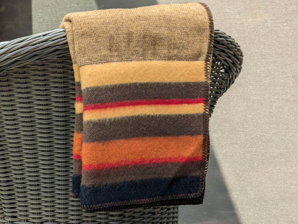 Striped Wool Throw
