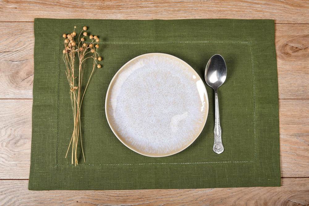 Forest Green Christmas Placemats